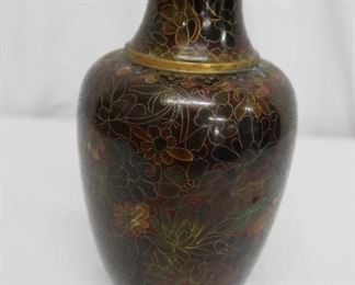 Brown Cloisonné Vase 3
