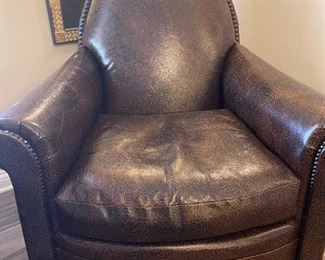LOT 6652 Leather chair $550 
