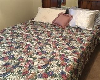 Queen bed with newer mattress.