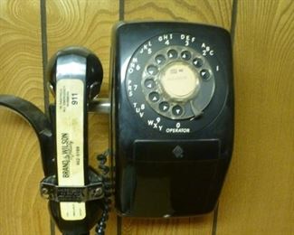  Vintage Wall Phone - there is another vintage rotary phone at this sale.