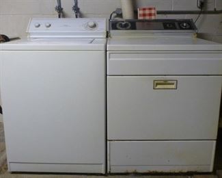 Whirlpool Washer/Dryer.  We've been busy putting these to the test at this sale and they are working great!