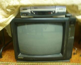 One of two solid state smaller TVs (RCA).  