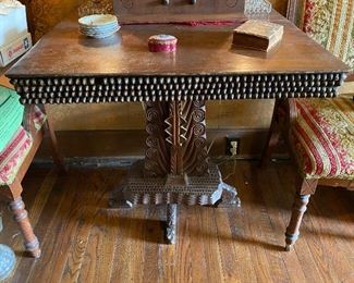 Beautiful tramp art table