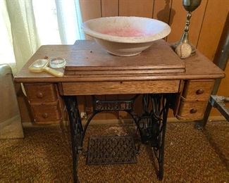 Antique Singer sewing machine