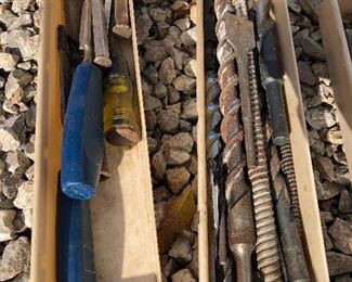 #18) $20 - Lot of various wood files, drill bits, chissels and other assorted tools