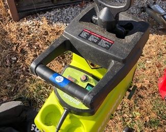 #26) $75 - Sunjoe electric wood chipper plus shredder