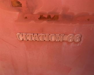 #43) $500 - Citation 66 vintage pop-up camper trailer