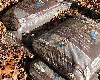 #69) $10 - four bags of rubber mulch.