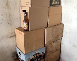 #73) $25 - 13 cases of beer bottles for beer making apparatus.  