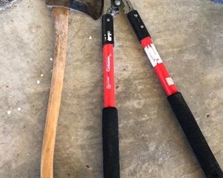 #81) $15 - Ax and Tree Loppers
