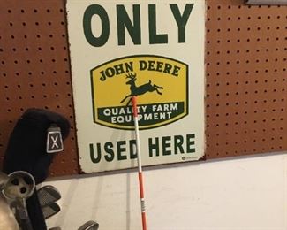 . . . John Deere signage