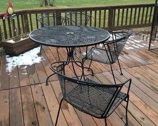 . . . a nice bistro table and chairs