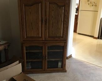 . . . . a closed version of the same entertainment center