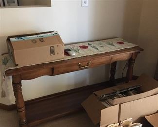 a nice sofa/wall table