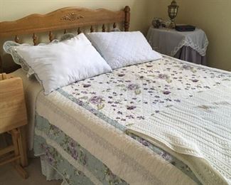 . .. another queen bed with nice accent table and lamp