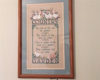 . . . .. a nice framed piece