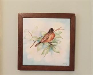 . . . . bird art!  Cute!