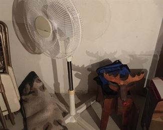 . . . . a standing fan