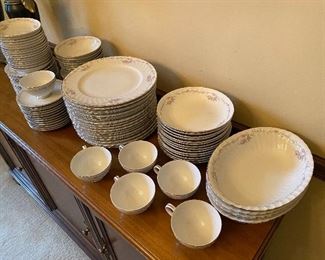 8. Set of porcelain China in great condition.  $150