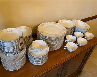 8. Set of porcelain China in great condition.  $150