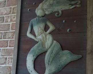 Whimsical mermaid art