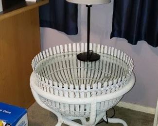 Vintage Rattan occasional table
