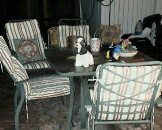 Patio Table with umbrella (not shown)