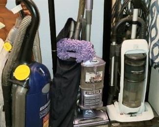 Several vacuums to choose from!