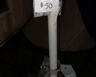 TV antenna with stand (about 15' tall)