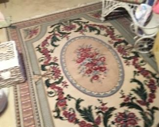 One of the decorative area rugs
