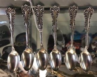 No Discount on Sterling.Sterling Demitasse Spoons