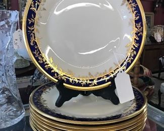 Love these Lenox Cobalt Blue and Gold Plates