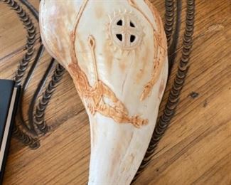 Carved shell