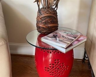 Garden stool table