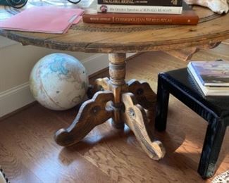 Carved center/breakfast table