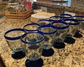 Hand blown glasses