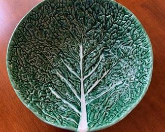 Portugal Cabbage Bowl - Rare, both inside and outside are reflecting Cabbage