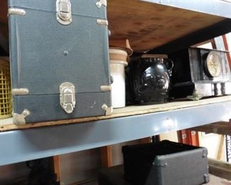 vintage radios and jugs