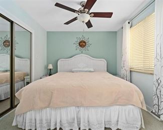 Bed - king size; nearly new mattress
