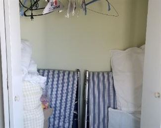 Folding cots - two available