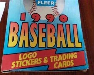 20 Boxes of 1990 Fleer Baseball- Total of 720 Unopened Packs