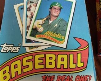 4 Boxes of 1989 Topps-Total of 144 unopened packs