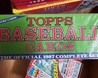 4 Untouched 1987 Topps Factory Sets