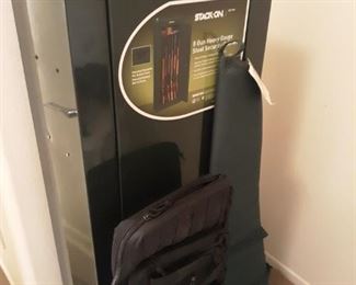 Gun safe and 2 gun cases