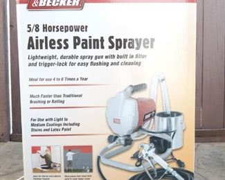 Krause Becker airless paint sprayer, new in box