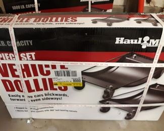 2 piece set Haul Master car dollies