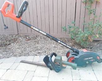 Black Decker Edge Hog and hedge trimmer