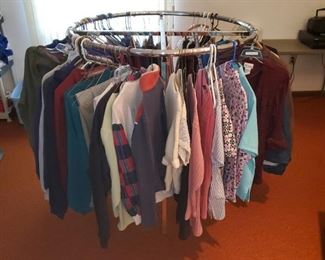 Clothing rack available too, ladies and mens clothing