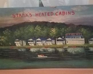 Sign...Stark's Heated Cabins