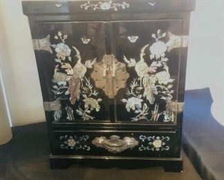 Asian Inlayed Jewelry Box